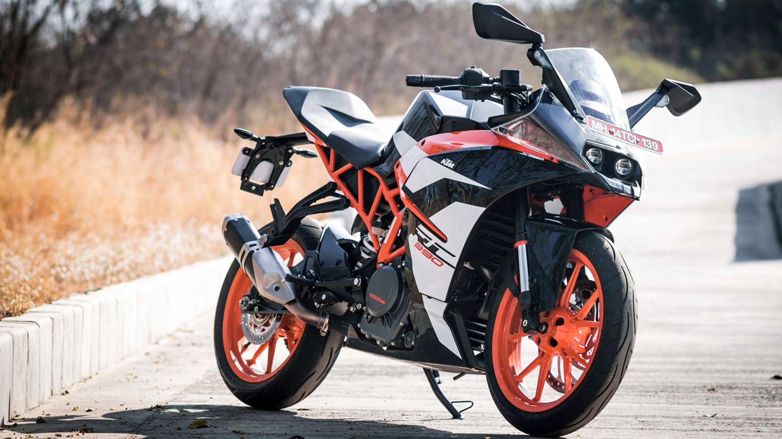 KTM rc390 черный